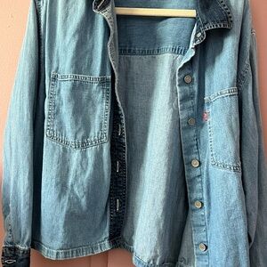 Levi Denim Blue Women's button up